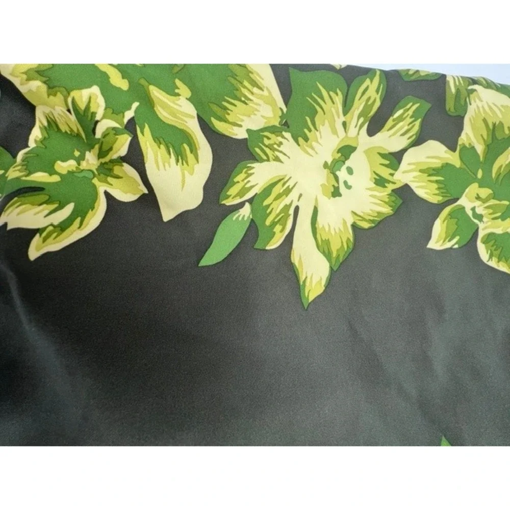 J.Crew Board Shorts Mens 32 Olive Green Tropical Floral Good Lace Up Swim Trunks